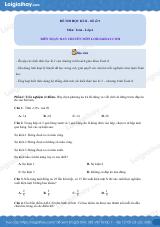 Đề thi học kì 2 Toán 6 - Đề số 9